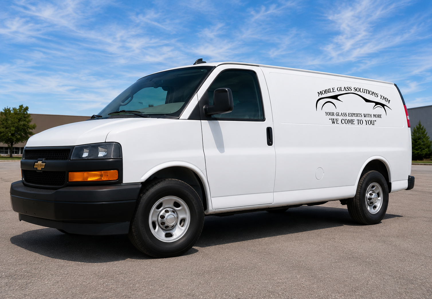 Mobile Glass Solutions YMM service van